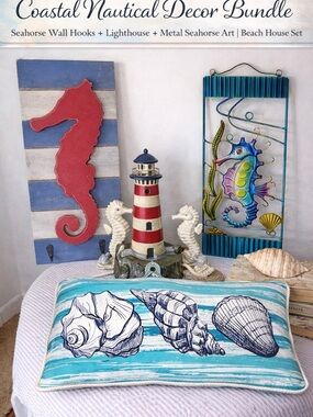 Coastal Nautical Decor Bundle | 9PC